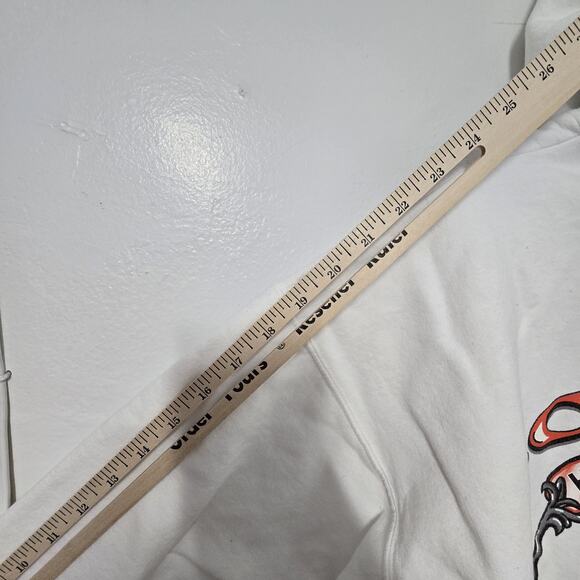 Harley Davidson Motorcycles ForMan White Hoodie Sz ( see the measurements) - Picture 7 of 9